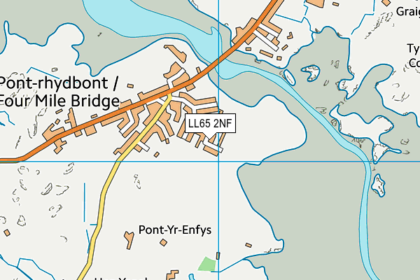 LL65 2NF map - OS VectorMap District (Ordnance Survey)