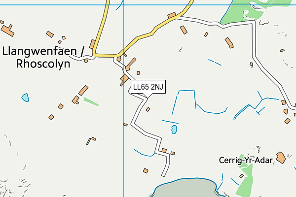 LL65 2NJ map - OS VectorMap District (Ordnance Survey)