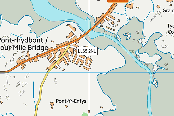 LL65 2NL map - OS VectorMap District (Ordnance Survey)