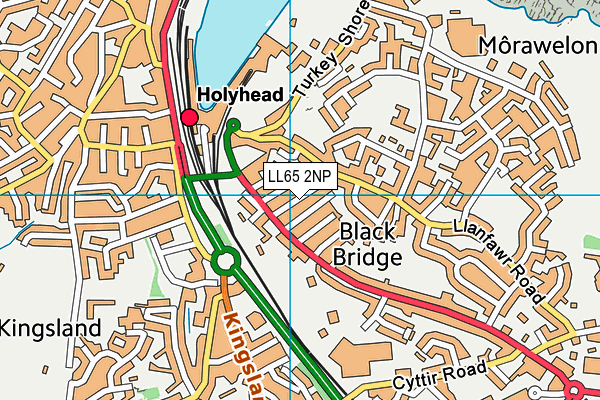 LL65 2NP map - OS VectorMap District (Ordnance Survey)