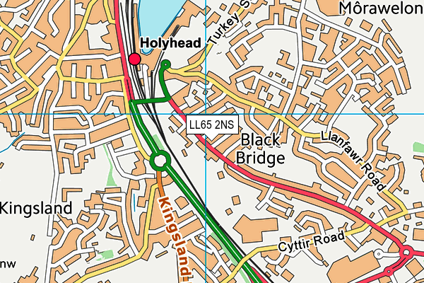 LL65 2NS map - OS VectorMap District (Ordnance Survey)