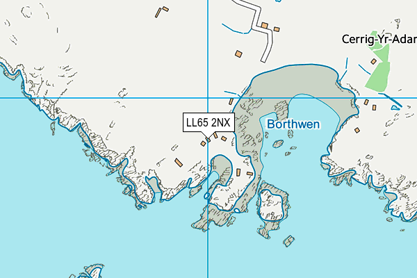 LL65 2NX map - OS VectorMap District (Ordnance Survey)