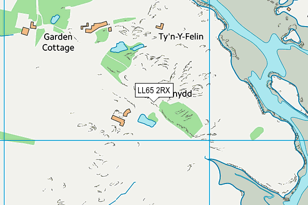 LL65 2RX map - OS VectorMap District (Ordnance Survey)
