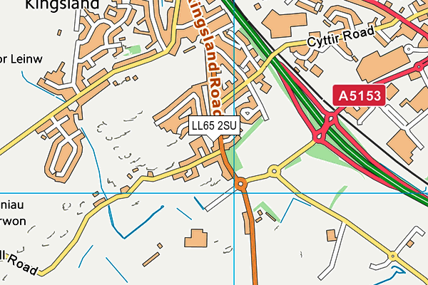 LL65 2SU map - OS VectorMap District (Ordnance Survey)