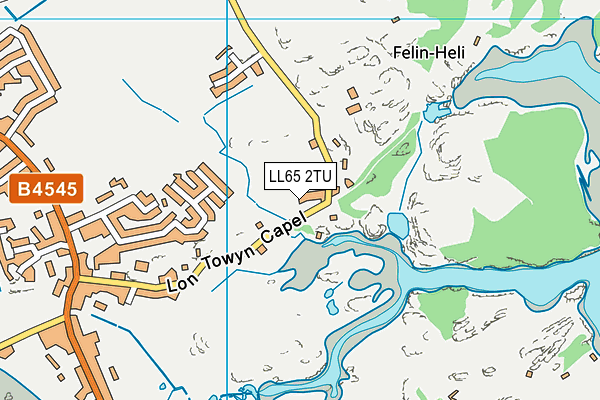 LL65 2TU map - OS VectorMap District (Ordnance Survey)