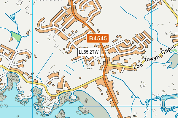 LL65 2TW map - OS VectorMap District (Ordnance Survey)