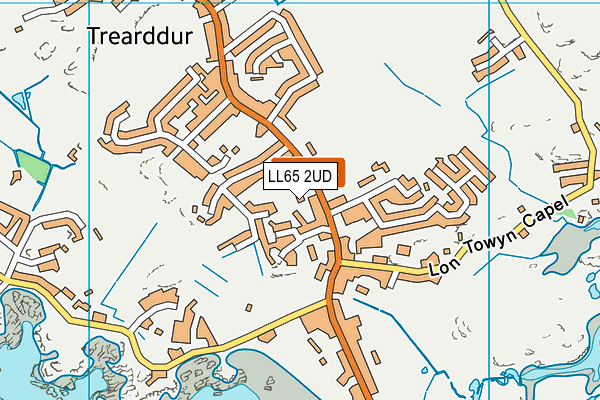 LL65 2UD map - OS VectorMap District (Ordnance Survey)