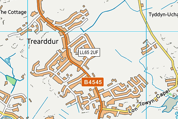 LL65 2UF map - OS VectorMap District (Ordnance Survey)