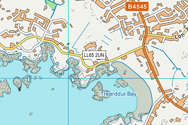 LL65 2UN map - OS VectorMap District (Ordnance Survey)