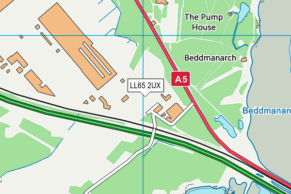 LL65 2UX map - OS VectorMap District (Ordnance Survey)