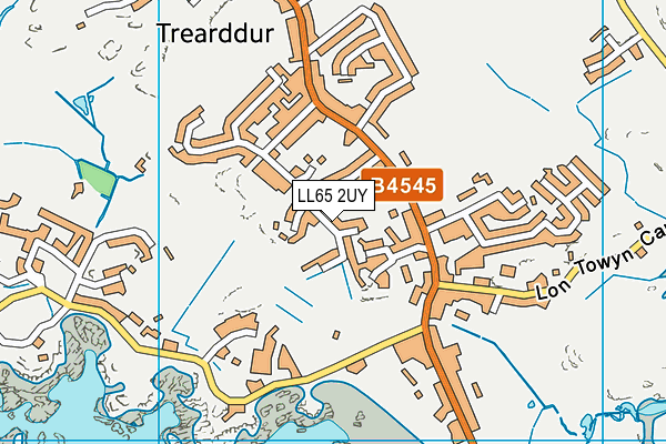 LL65 2UY map - OS VectorMap District (Ordnance Survey)