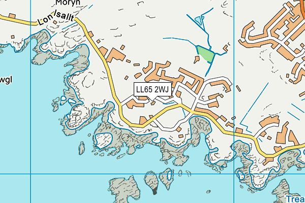 LL65 2WJ map - OS VectorMap District (Ordnance Survey)