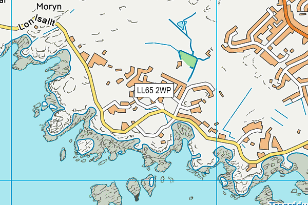 LL65 2WP map - OS VectorMap District (Ordnance Survey)
