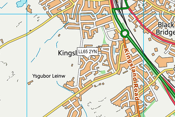 LL65 2YN map - OS VectorMap District (Ordnance Survey)