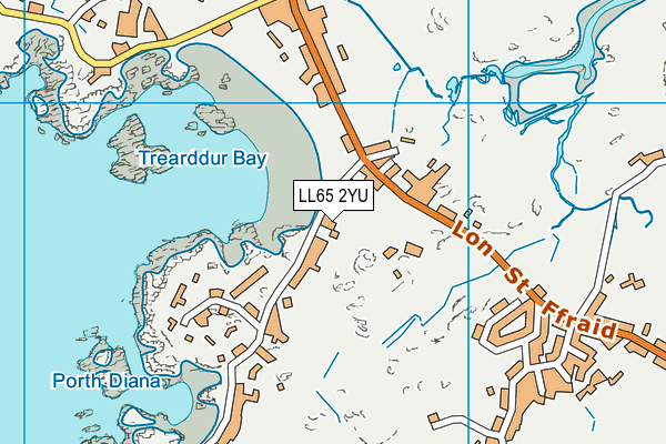 LL65 2YU map - OS VectorMap District (Ordnance Survey)