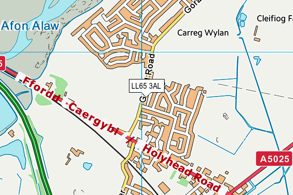 LL65 3AL map - OS VectorMap District (Ordnance Survey)