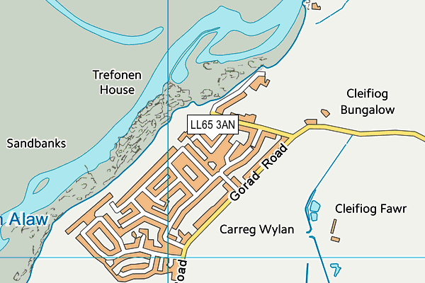 LL65 3AN map - OS VectorMap District (Ordnance Survey)