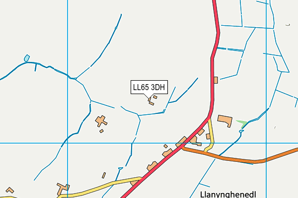 LL65 3DH map - OS VectorMap District (Ordnance Survey)