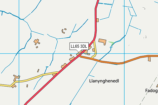 LL65 3DL map - OS VectorMap District (Ordnance Survey)