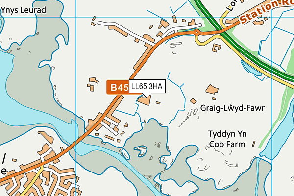LL65 3HA map - OS VectorMap District (Ordnance Survey)