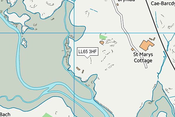 LL65 3HF map - OS VectorMap District (Ordnance Survey)