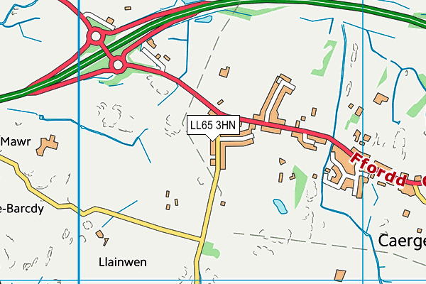 LL65 3HN map - OS VectorMap District (Ordnance Survey)