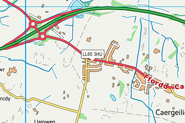 LL65 3HU map - OS VectorMap District (Ordnance Survey)
