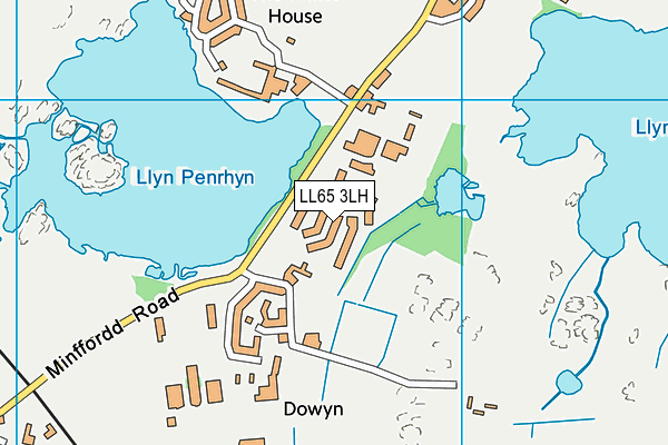 LL65 3LH map - OS VectorMap District (Ordnance Survey)