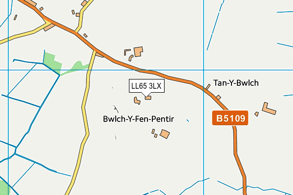 LL65 3LX map - OS VectorMap District (Ordnance Survey)
