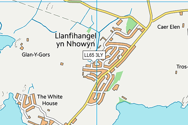 LL65 3LY map - OS VectorMap District (Ordnance Survey)