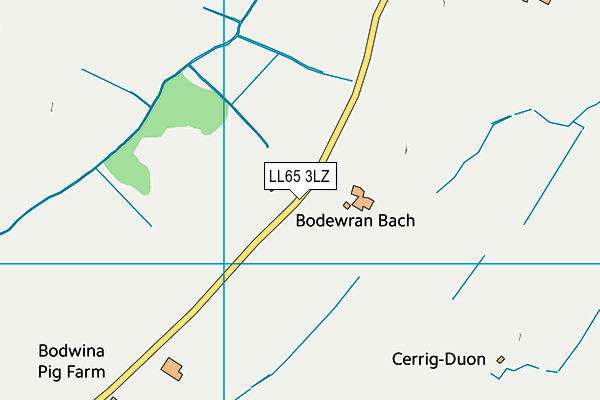 LL65 3LZ map - OS VectorMap District (Ordnance Survey)