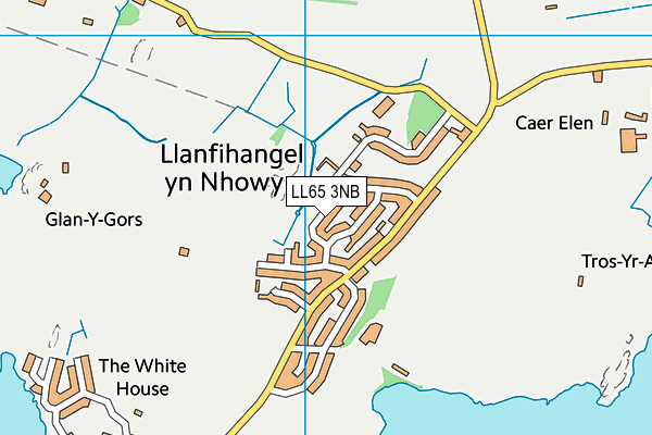 LL65 3NB map - OS VectorMap District (Ordnance Survey)