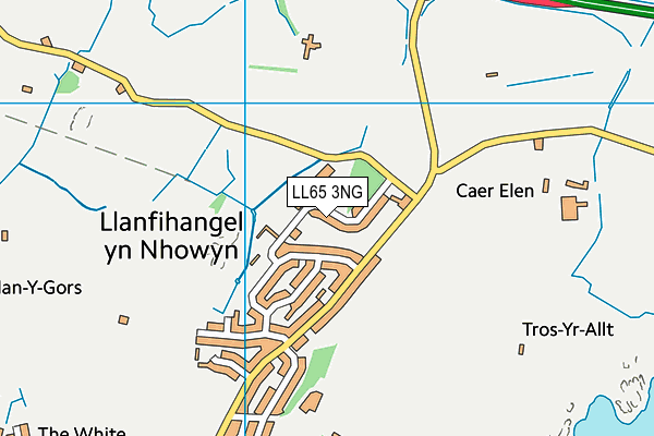 LL65 3NG map - OS VectorMap District (Ordnance Survey)