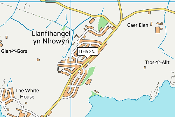 LL65 3NJ map - OS VectorMap District (Ordnance Survey)