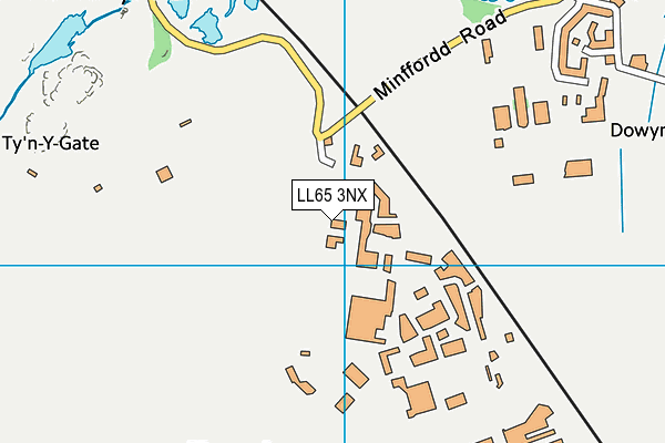 LL65 3NX map - OS VectorMap District (Ordnance Survey)