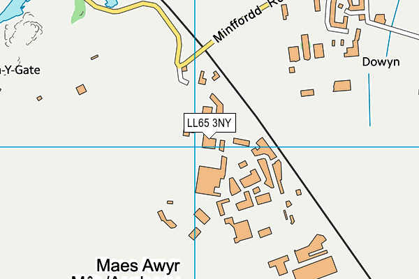 LL65 3NY map - OS VectorMap District (Ordnance Survey)