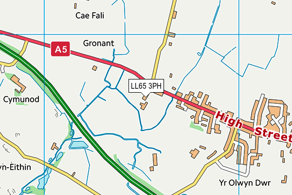 LL65 3PH map - OS VectorMap District (Ordnance Survey)