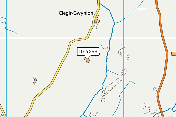 LL65 3RH map - OS VectorMap District (Ordnance Survey)