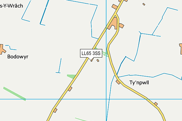 LL65 3SS map - OS VectorMap District (Ordnance Survey)