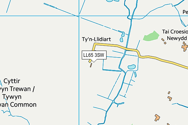 LL65 3SW map - OS VectorMap District (Ordnance Survey)