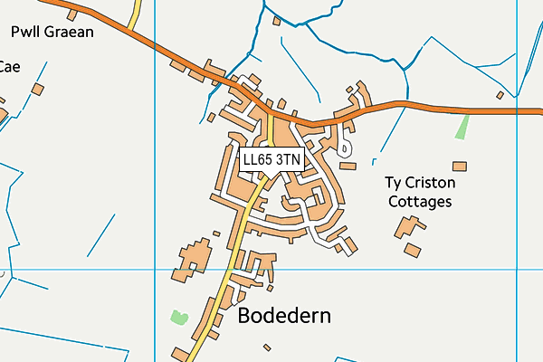 LL65 3TN map - OS VectorMap District (Ordnance Survey)