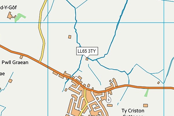 LL65 3TY map - OS VectorMap District (Ordnance Survey)