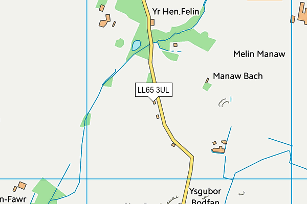 LL65 3UL map - OS VectorMap District (Ordnance Survey)