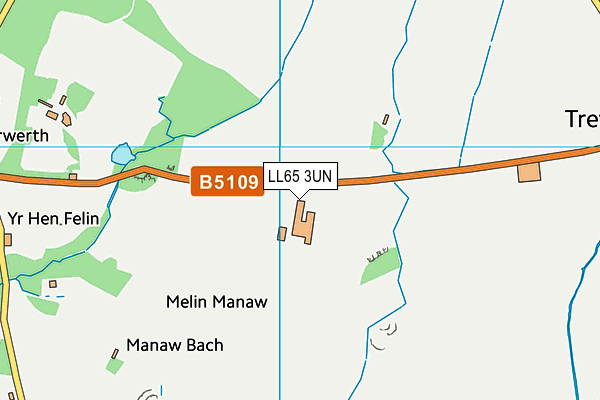 LL65 3UN map - OS VectorMap District (Ordnance Survey)
