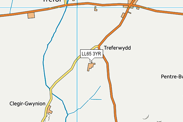 LL65 3YR map - OS VectorMap District (Ordnance Survey)