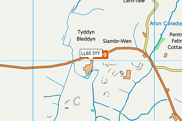 LL65 3YY map - OS VectorMap District (Ordnance Survey)