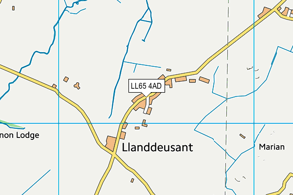 LL65 4AD map - OS VectorMap District (Ordnance Survey)