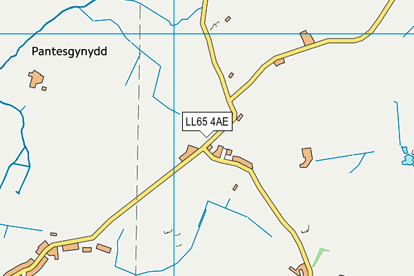 LL65 4AE map - OS VectorMap District (Ordnance Survey)