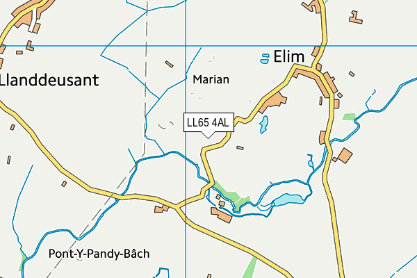LL65 4AL map - OS VectorMap District (Ordnance Survey)