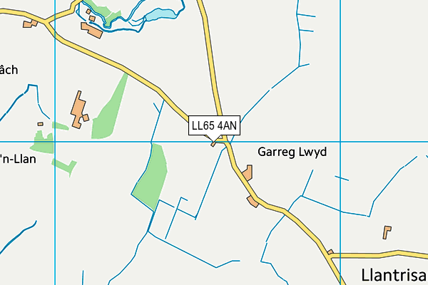 LL65 4AN map - OS VectorMap District (Ordnance Survey)